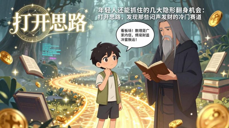 付费文1+2:年轻人还能抓住的几大隐形翻身机会:打开思路,发现那些闷声发财的冷门赛道 - 严选资源大全 - 严选资源大全