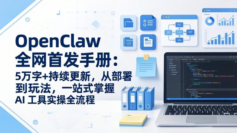OpenClaw 全网首发手册：5万字+持续更新，从部署到玩法，一站式掌握 AI 工具实操全流程 - 严选资源大全 - 严选资源大全