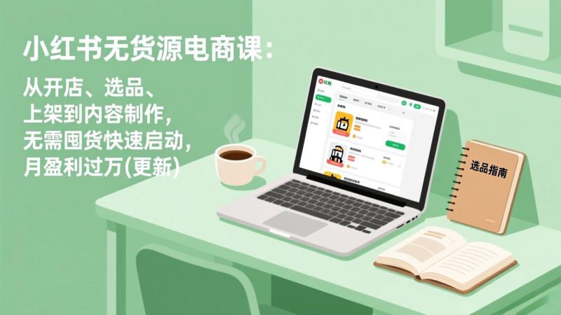 小红书无货源电商课(3月更新 - 严选资源大全 - 严选资源大全