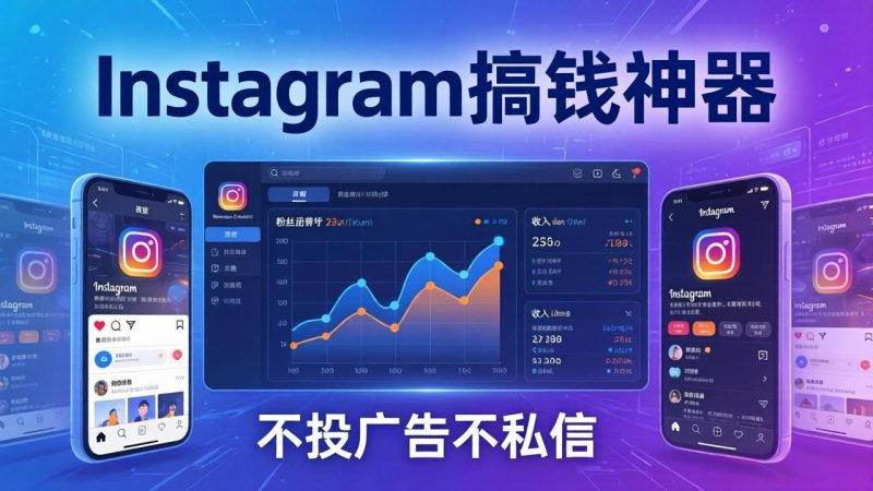Instagram搞钱神器：月涨6万粉+月入5万刀，不投广告不私信，靠算法+低价产品 - 严选资源大全 - 严选资源大全