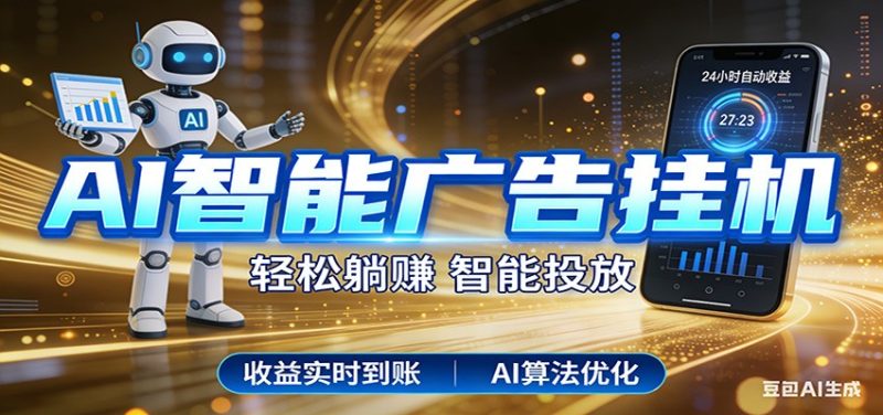 智能广告挂机新时代，利用碎片化时间实现稳定被动收益，AI帮你持续盈利 - 严选资源大全 - 严选资源大全