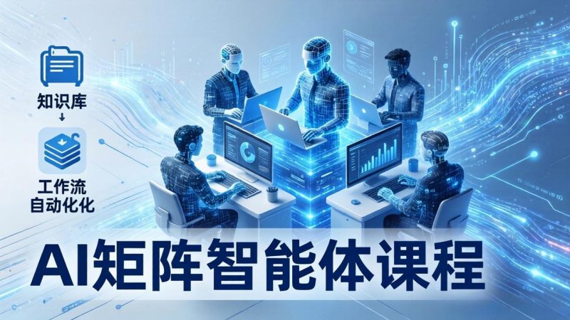 AI矩阵智能体实战:100个数字员工批量生产内容,文本知识库+工作流自动化全搞定 - 严选资源大全 - 严选资源大全