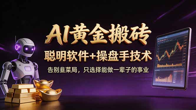 A1黄金搬砖 聪明软件+操盘手技术 告别韭菜局，小白也可以轻松上手日赚50-100U - 严选资源大全