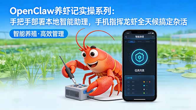 OpenClaw养虾记实操系列-更新：手把手部署本地智能助理，手机指挥龙虾全天候搞定杂活 - 严选资源大全