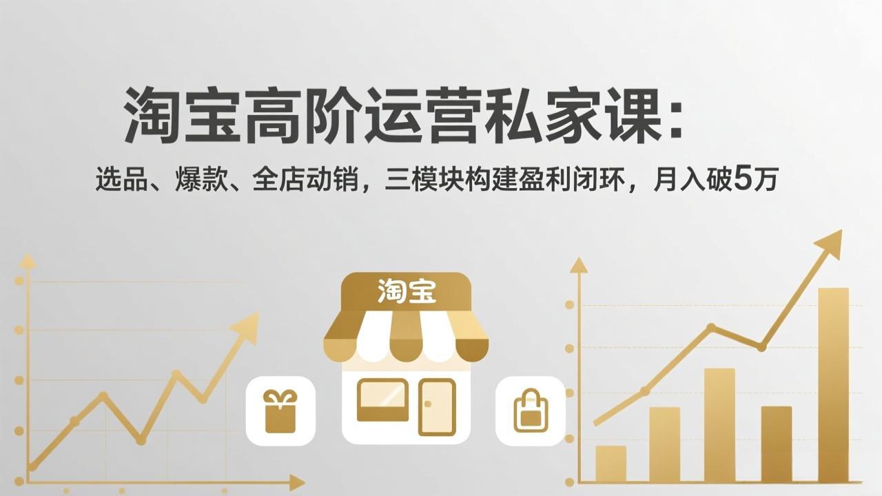 淘宝高阶运营私家课(更新26年4月 - 严选资源大全