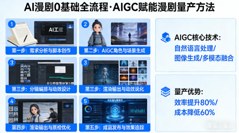 AI漫剧0基础全流程，快速掌握AIGC赋能的漫剧量产方法 - 严选资源大全