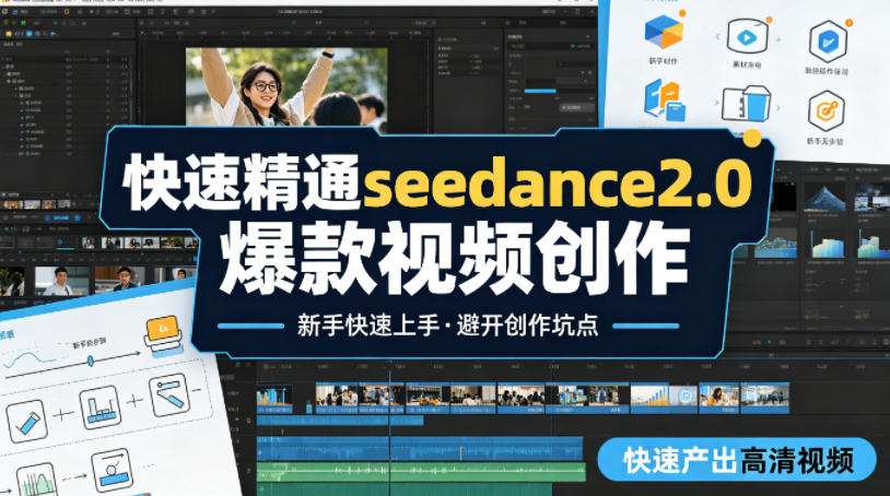 快速精通seedance2.0爆款视频创作，快速产出高清视频，避开大量创作坑点，新手也能快速上手 - 严选资源大全