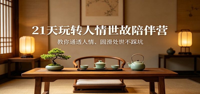21天玩转人情世故陪伴营：教你通透人情、圆滑处世不踩坑 - 严选资源大全 - 严选资源大全