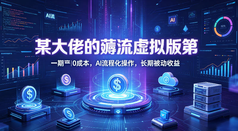 某大佬的薅流虚拟版第一期丨0成本，AI流程化操作，长期被动收益 - 严选资源大全