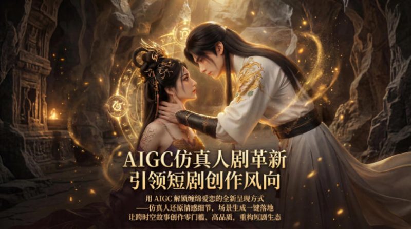 AIGC仿真人《合欢宗》短剧教学，用AIGC解锁缠绵爱恋的全新呈现方式，让跨时空故事创作零门槛、高品质，重构短剧生态 - 严选资源大全 - 严选资源大全