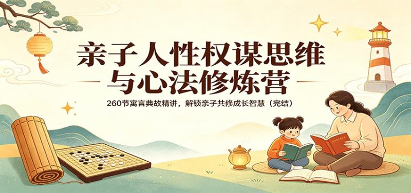 亲子人性权谋思维与心法修炼营：260节寓言典故精讲，解锁亲子共修成长智慧(完结) - 严选资源大全 - 严选资源大全