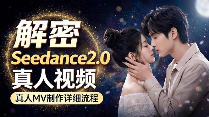 Seedance 2.0电影级真人 MV全流程拆解：提示词、运镜、粒子特效，手把手实操 - 严选资源大全