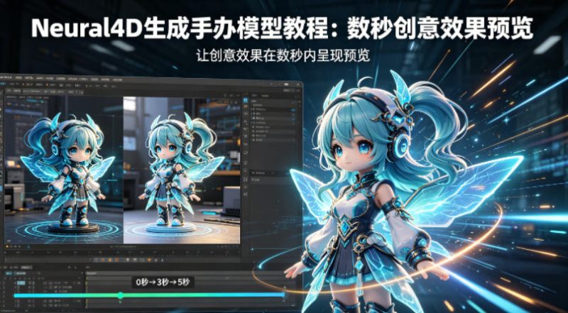 Neural4D生成手办模型教程，让创意效果在数秒内呈现预览 - 严选资源大全 - 严选资源大全