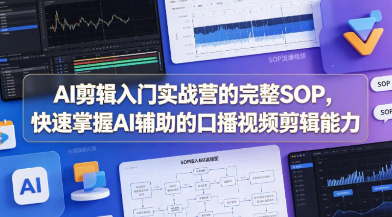 AI剪辑入门实战营的完整SOP，快速掌握AI辅助的口播视频剪辑能力 - 严选资源大全