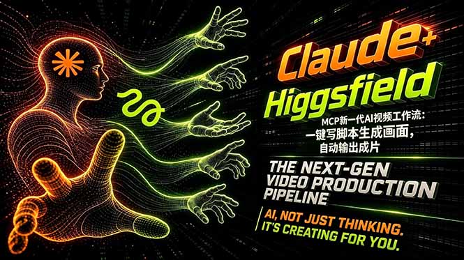Claude+Higgsfield MCP新一代AI视频工作流：一键写脚本生成画面，自动输出成片 - 严选资源大全