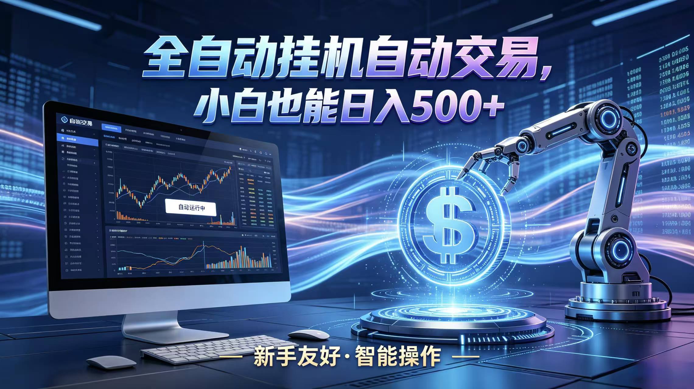 全新智能化交易助手，傻瓜式操作，小白也能快速上手，轻松实现日入500+ - 严选资源大全