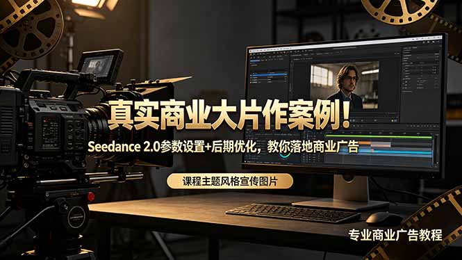 真实商业大片作案例！Seedance 2.0参数设置+后期优化，教你落地商业广告 - 严选资源大全