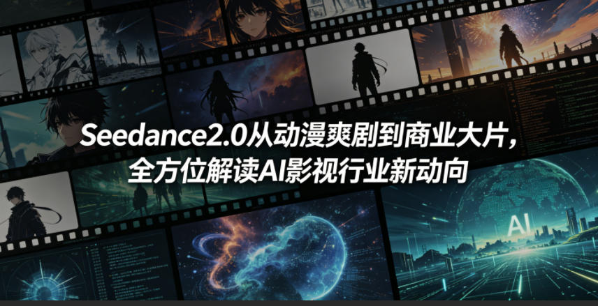 Seedance2.0从动漫爽剧到商业大片，全方位解读AI影视行业新动向 - 严选资源大全