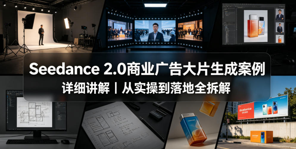 Seedance 2.0商业广告大片生成案例详细讲解｜从实操到落地全拆解 - 严选资源大全
