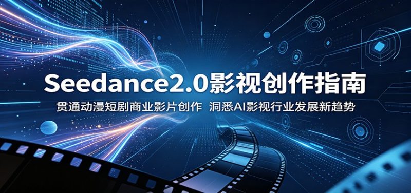 Seedance2.0影视创作指南:贯通动漫短剧商业影片创作,洞悉AI影视行业发展新趋势 - 严选资源大全 - 严选资源大全