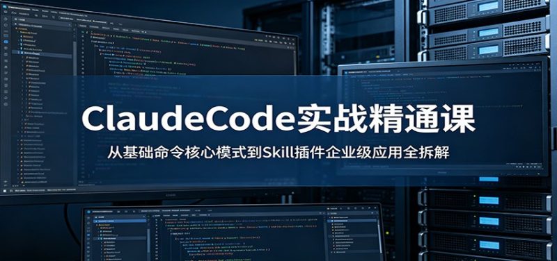ClaudeCode实战精通课：从基础命令核心模式到Skill插件企业级应用全拆解 - 严选资源大全 - 严选资源大全