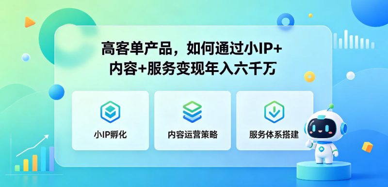 高客单产品,如何通过小IP+内容+服务变现年入六干W - 严选资源大全 - 严选资源大全