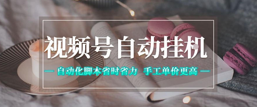 视频号自动挂G项目，自动化脚本省时省力，手工单价更高，日入300+全网最稳【揭秘】 - 严选资源大全