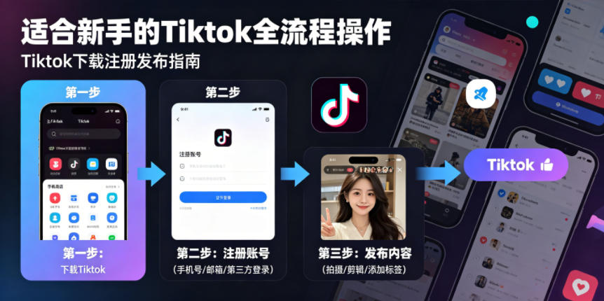 Tiktok下载注册发布，适合新手的Tiktok全流程操作 - 严选资源大全