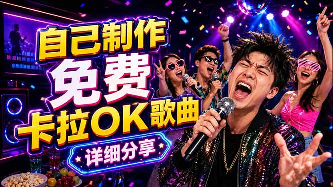 免费卡拉OK歌曲制作全攻略:音轨分离字幕制作,零基础快速做出专业K歌视频 - 严选资源大全