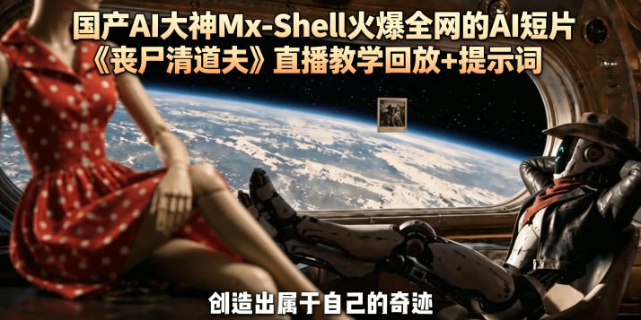 国产AI大神Mx-Shell火爆全网的AI短片《丧尸清道夫》直播教学回放+提示词 - 严选资源大全