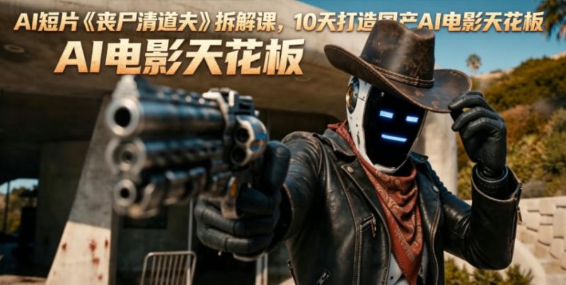 AI短片《丧尸清道夫》拆解课，10天打造国产AI电影天花板 - 严选资源大全 - 严选资源大全