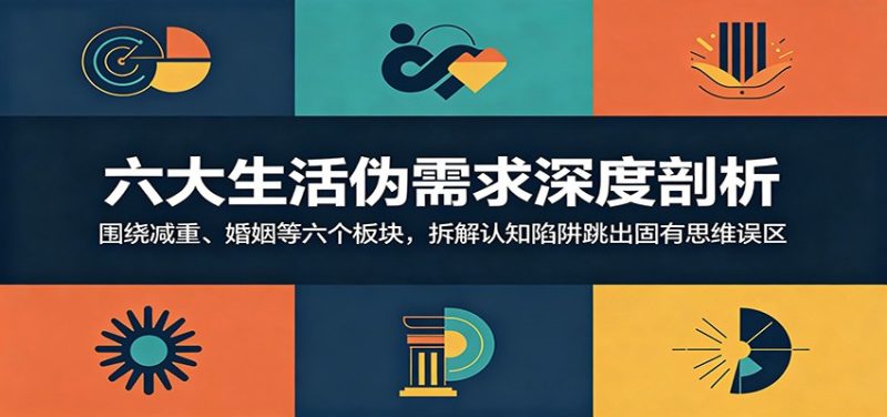 六大生活伪需求深度剖析:围绕减重、婚姻等六个板块,拆解认知陷阱跳出固有思维误区 - 严选资源大全 - 严选资源大全