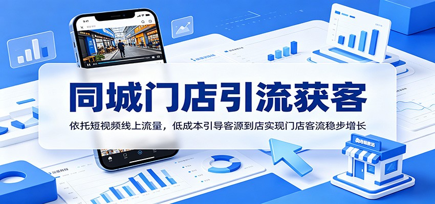 同城门店引流获客：依托短视频线上流量，低成本引导客源到店实现门店客流稳步增长 - 严选资源大全