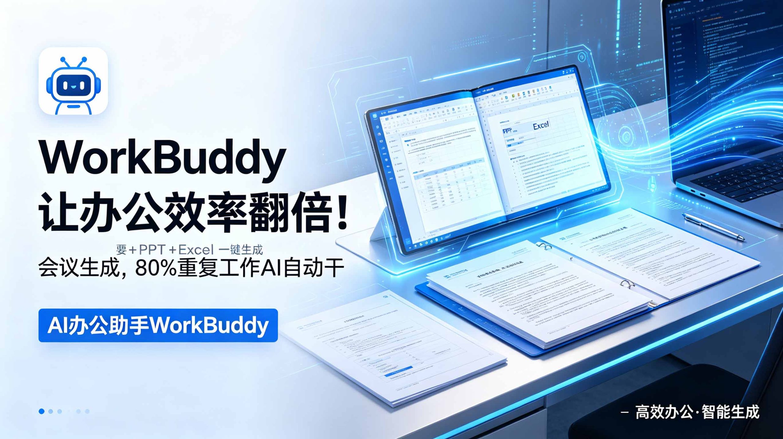 WorkBuddy让办公效率翻倍!会议纪要+PPT+Excel一键生成,80%重复工作AI自动干 - 严选资源大全