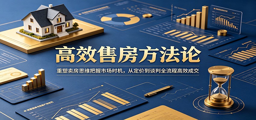 高效售房方法论:重塑卖房思维把握市场时机,从定价到谈判全流程高效成交 - 严选资源大全