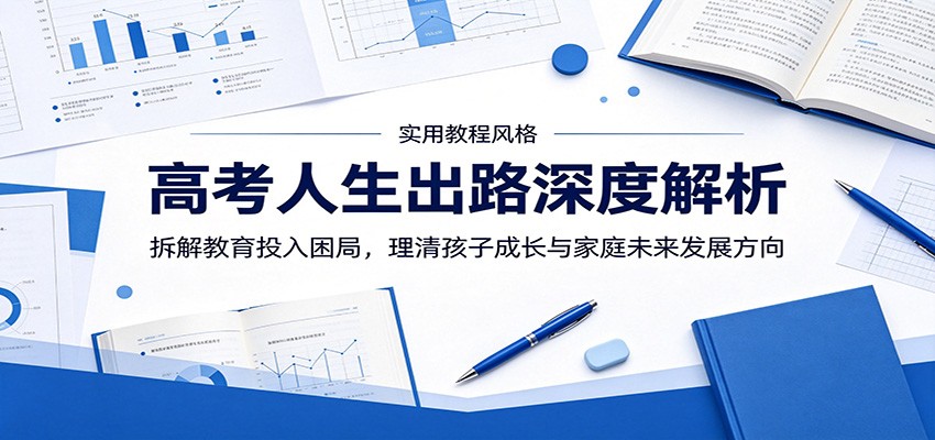 高考人生出路深度解析：拆解教育投入困局，理清孩子成长与家庭未来发展方向 - 严选资源大全