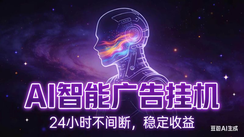 AI智能广告全自动挂机，全自动化运行，适合小白，宝妈，有主业人群，全程扶持搭健一套流程 - 严选资源大全 - 严选资源大全