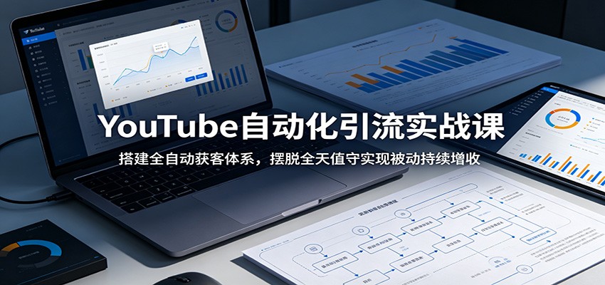 YouTube自动化引流实战课:搭建全自动获客体系,摆脱全天值守实现被动持续增收 - 严选资源大全