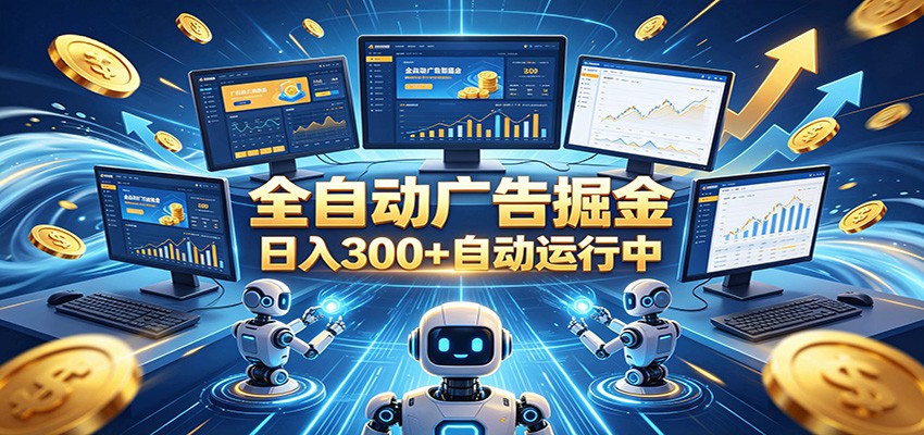 自动广告G机，日入300+，正规平台，广告浏览获益，时间自由，适合各类人群日常增收 - 严选资源大全