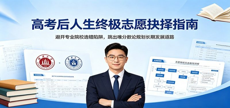 高考后人生终极志愿抉择指南:避开专业院校选错陷阱,跳出唯分数论规划长期发展道路 - 严选资源大全 - 严选资源大全