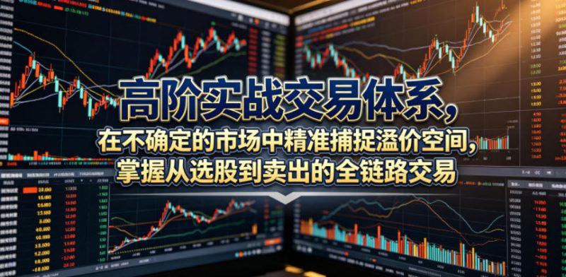高阶实战交易体系,在不确定的市场中精准捕捉溢价空间,掌握从选股到卖出的全链路交易心法(更新6月) - 严选资源大全 - 严选资源大全