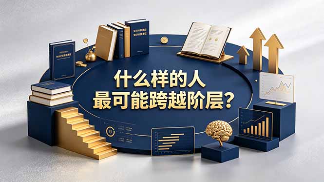 付费文章:什么样的人最可能跨越阶层?具备这五种特质,普通人也能顺利跨越阶层 - 严选资源大全