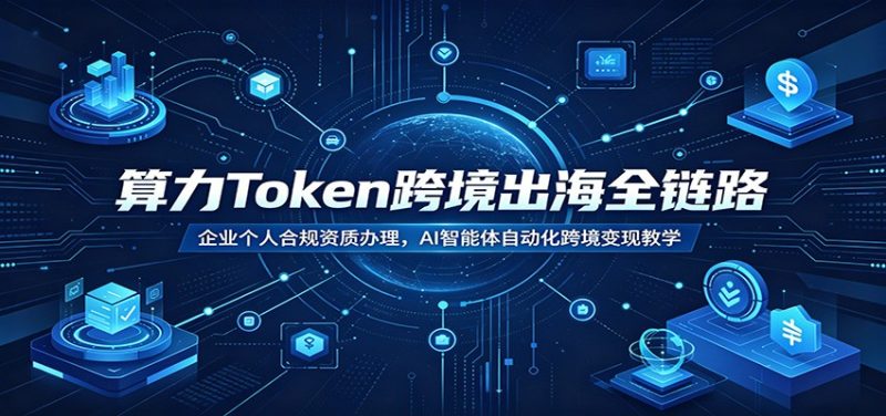 算力Token跨境出海全链路:企业个人合规资质办理,AI智能体自动化跨境变现教学 - 严选资源大全 - 严选资源大全