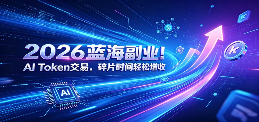 2026蓝海副业！AI Token交易，碎片时间轻松增收 - 严选资源大全