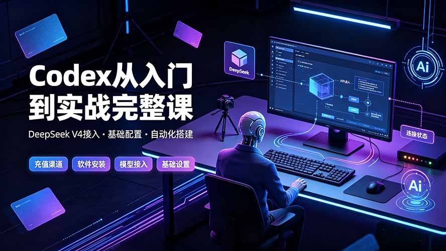 Codex从入门到实战完整课|充值·安装·接入DeepSeek,记忆·插件·Skill·CLI·MCP全拆解 - 严选资源大全