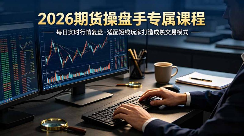 2026期货操盘手专属课程-更新7月11，每日实时行情复盘，适配短线玩家打造成熟交易模式 - 严选资源大全 - 严选资源大全