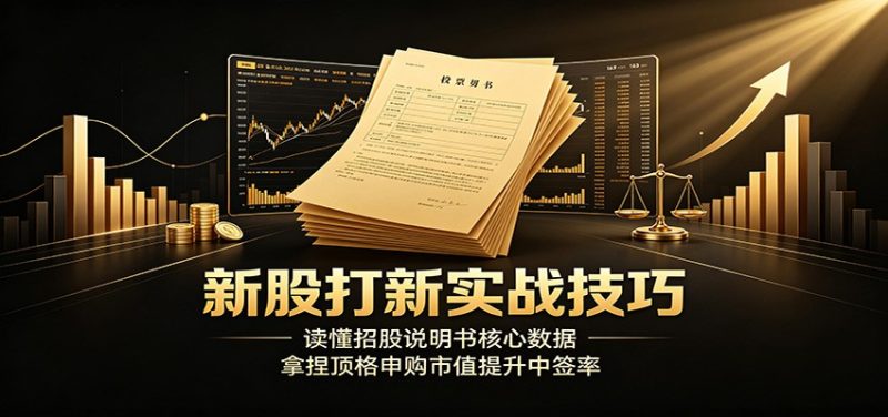 新股打新实战技巧：读懂招股说明书核心数据，拿捏顶格申购市值提升中签率 - 严选资源大全 - 严选资源大全