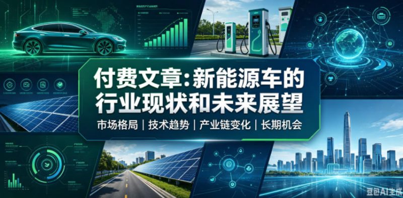 付费文章：新能原车的行业现状和未来展望 - 严选资源大全 - 严选资源大全