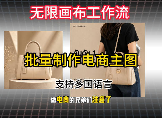 无限画布工作流搭建教程，一键电商主图批量制作，批量下载，支持多国语言 - 严选资源大全