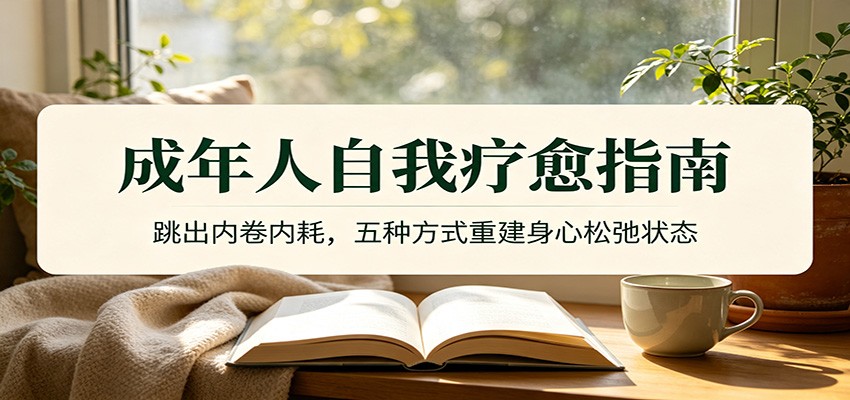 成年人自我疗愈指南：跳出内卷内耗，五种方式重建身心松弛状态 - 严选资源大全